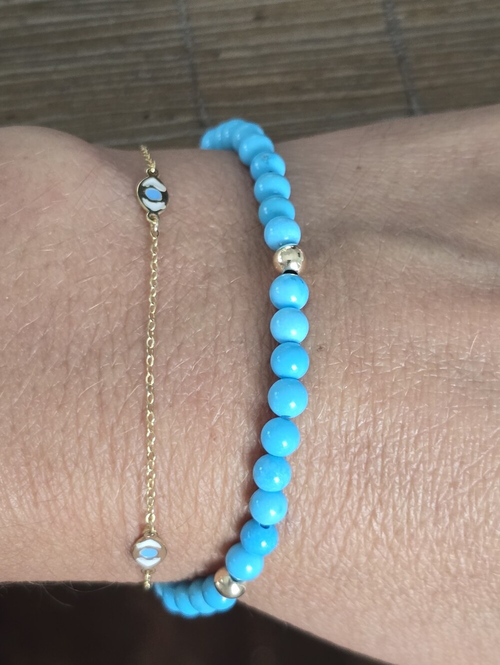 10k Gold Dainty Accent Bracelet